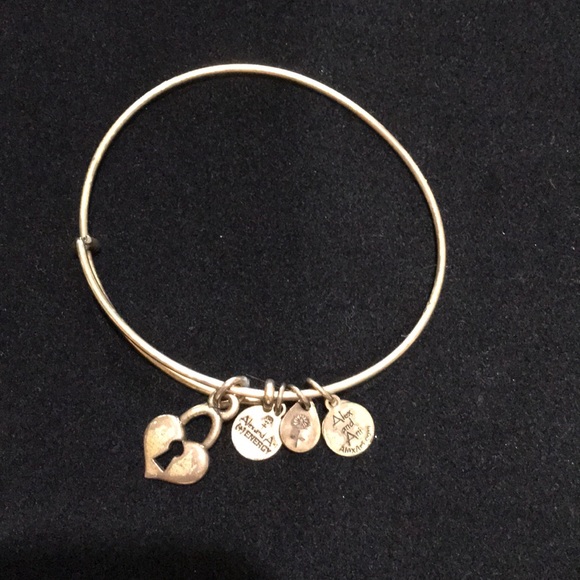Alex and Ani Jewelry - Alex and Ani Heart Keyhole Charm Bracelet